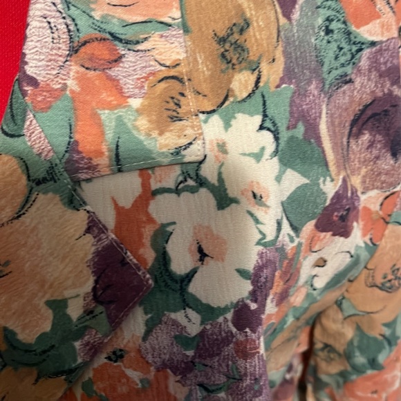 Floral Linen Feel Jacket - Picture 3 of 4